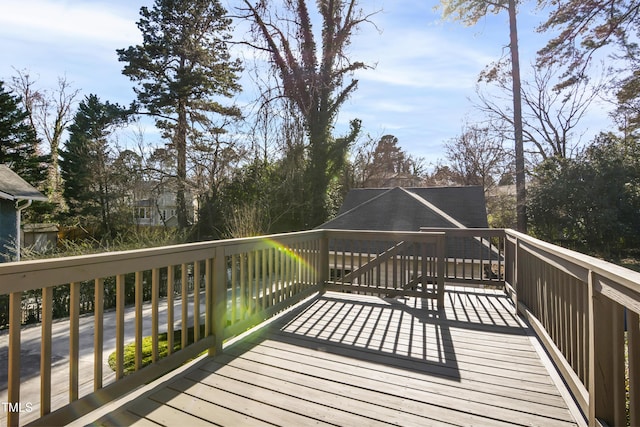 2005 Glenwood Ave, Raleigh, NC 27608 - view of wooden deck