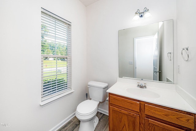524 Summer Breeze Dr, Durham, NC 27704 - bathroom featuring vanity and wood finished floors