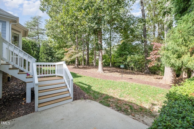 11 Kingswood Ln, Chapel Hill, NC 27517 - view of yard featuring stairway