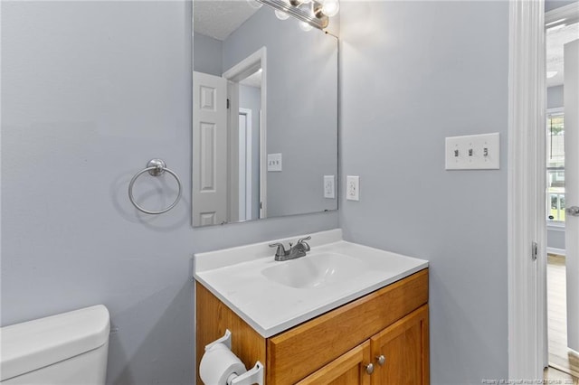 1591 Hazelcrest Dr, Fayetteville, NC 28304 - bathroom with vanity and toilet