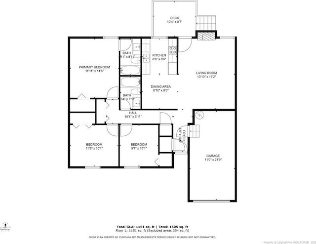 1591 Hazelcrest Dr, Fayetteville, NC 28304 - view of floor plan / room layout