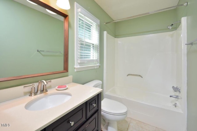 3300 Shaftsbury Drive St, Durham, NC 27704 - full bathroom with vanity, tub / shower combination, and tile patterned floors