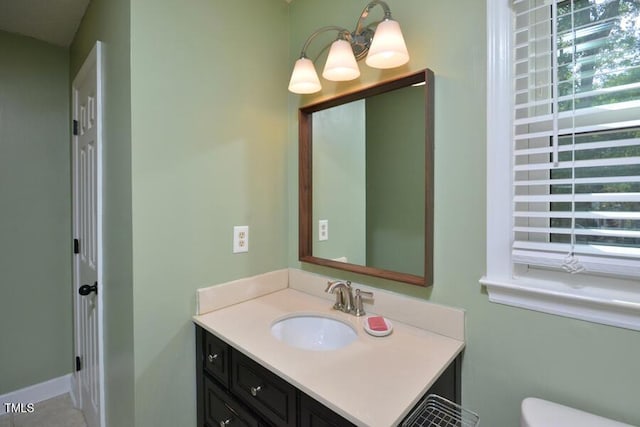 3300 Shaftsbury Drive St, Durham, NC 27704 - half bath with vanity and toilet