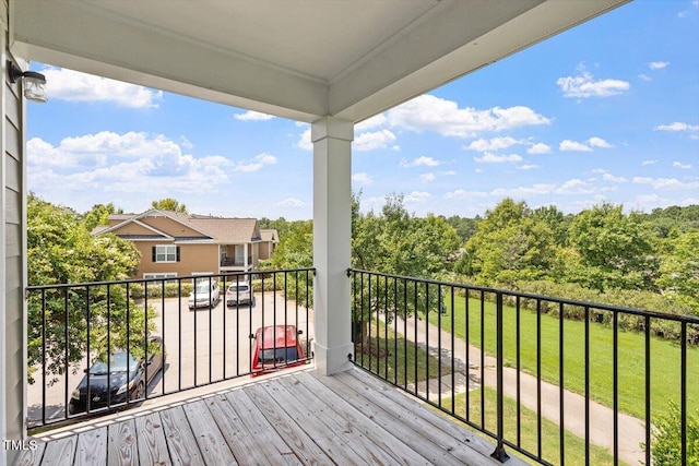 1742 Whirlaway Ct, Cary, NC 27519 - wooden deck featuring a yard