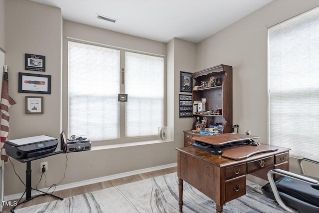 1742 Whirlaway Ct, Cary, NC 27519 - office with wood finished floors and baseboards