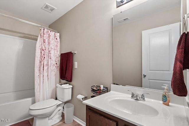 1742 Whirlaway Ct, Cary, NC 27519 - bathroom with vanity and shower / tub combo with curtain