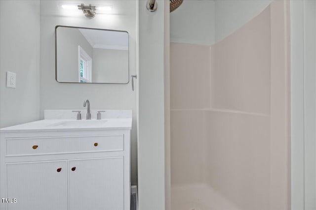 1109 Magnolia Dr, Durham, NC 27707 - bathroom featuring a shower and vanity