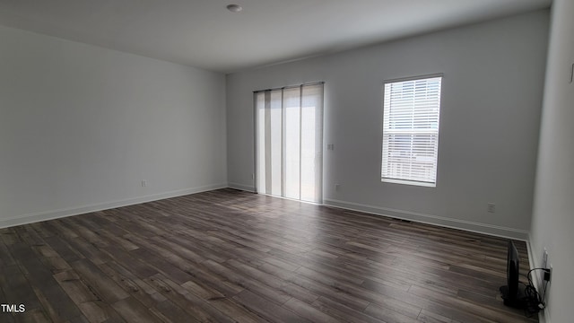 506 Village Branch Ln, Wake Forest, NC 27587 - unfurnished room featuring dark wood-type flooring