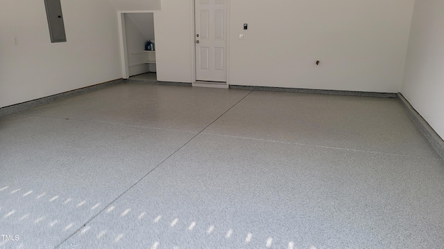 506 Village Branch Ln, Wake Forest, NC 27587 - garage with electric panel and baseboards