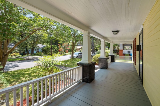 1309 Watts St, Durham, NC 27701 - view of wooden porch