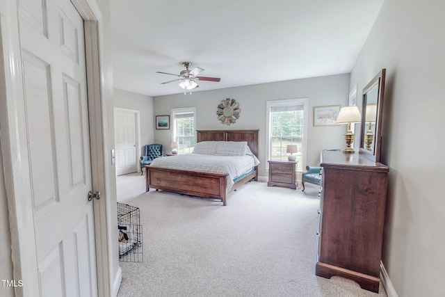 125 Al Gray Rd, Timberlake, NC 27583 - bedroom with carpet floors and ceiling fan