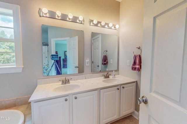 125 Al Gray Rd, Timberlake, NC 27583 - full bath with double vanity and a bathtub