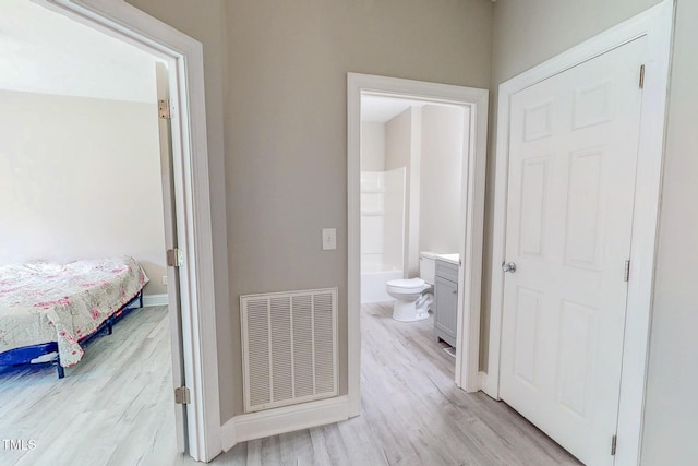 125 Al Gray Rd, Timberlake, NC 27583 - hall featuring light wood-style floors