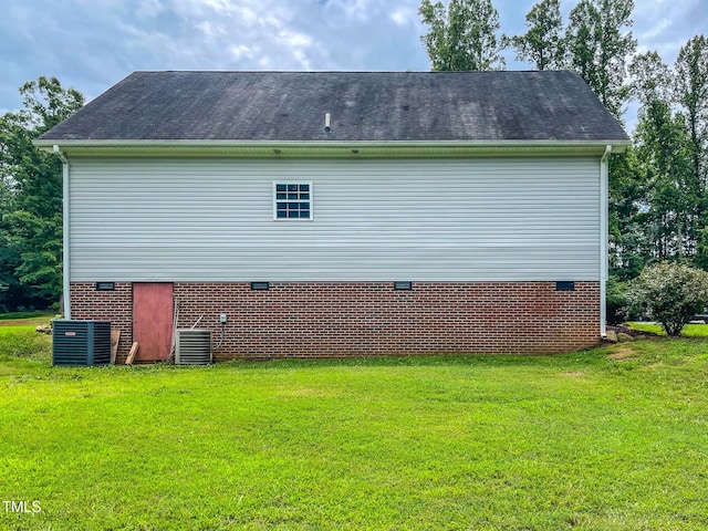 125 Al Gray Rd, Timberlake, NC 27583 - view of side of home with a yard and crawl space