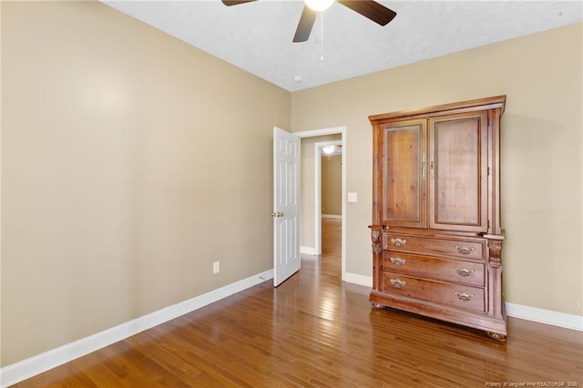 8017 Trout Creek Rd, Fayetteville, NC 28304 - bedroom with wood finished floors and a ceiling fan
