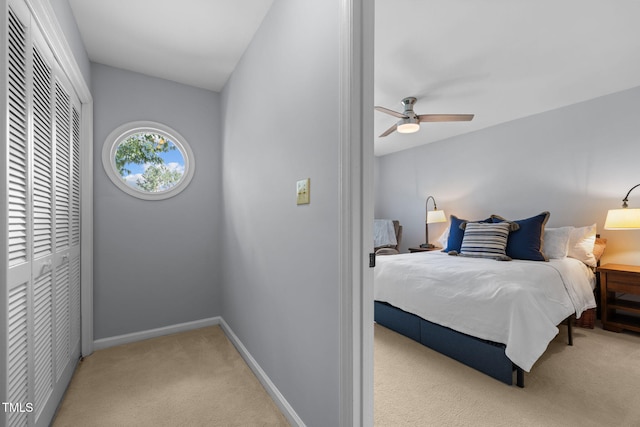 103 Wyseferry Ct, Morrisville, NC 27560 - carpeted bedroom with a closet and ceiling fan