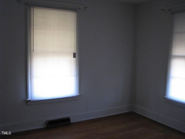 2206 E Club Blvd, Durham, NC 27704 - unfurnished room featuring dark wood finished floors and baseboards