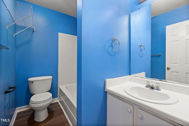 5528 Wilhagan Ct, Raleigh, NC 27616 - full bath with wood finished floors and vanity