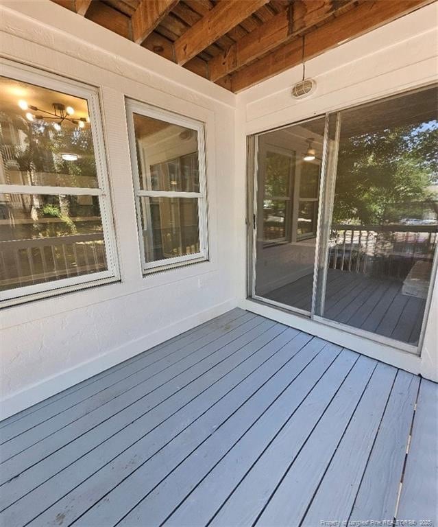 6771 Willowbrook Dr Unit 6, Fayetteville, NC 28314 - view of wooden terrace