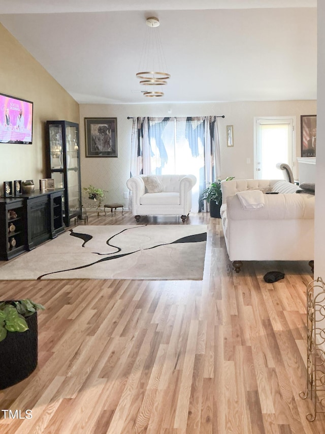 1008 Gold Cir, Mebane, NC 27302 - living area featuring wood finished floors