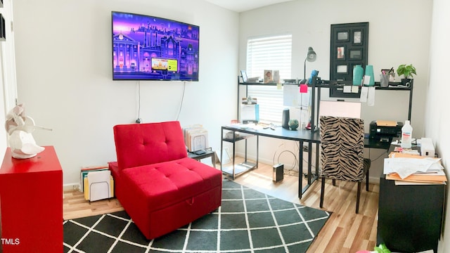 1008 Gold Cir, Mebane, NC 27302 - living area with wood finished floors