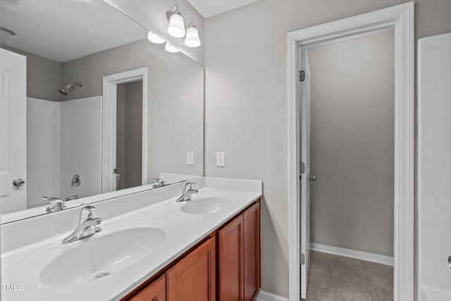1014 Summerhouse Rd, Cary, NC 27519 - full bath with double vanity and shower / bathtub combination