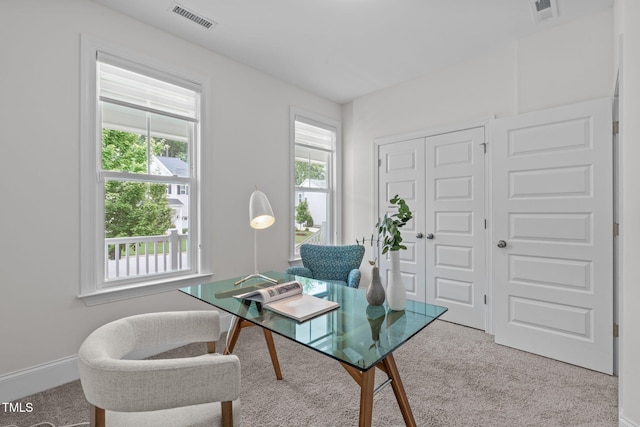 1017 Blackpool Ct, Apex, NC 27502 - office featuring carpet floors and plenty of natural light