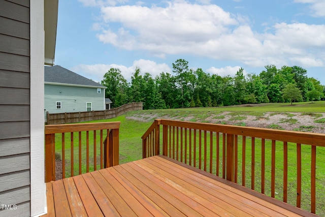 1017 Blackpool Ct, Apex, NC 27502 - deck featuring a fenced backyard
