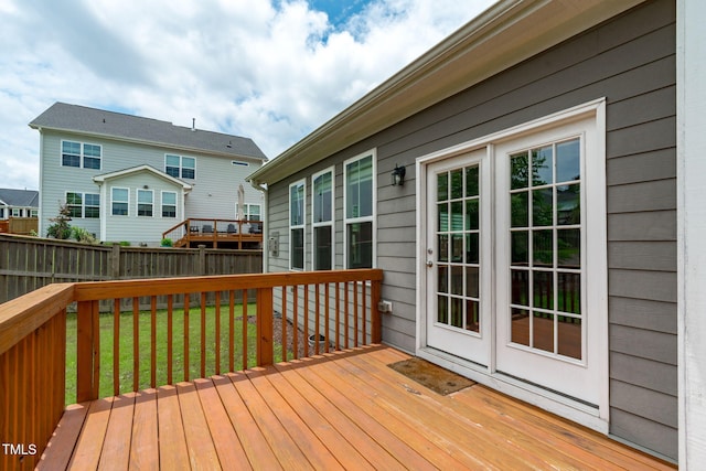 1017 Blackpool Ct, Apex, NC 27502 - view of deck