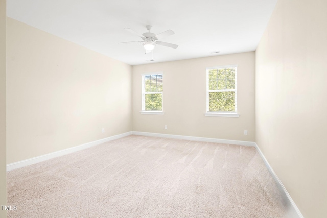 424 Shale Creek Dr, Durham, NC 27703 - unfurnished room featuring light colored carpet and ceiling fan