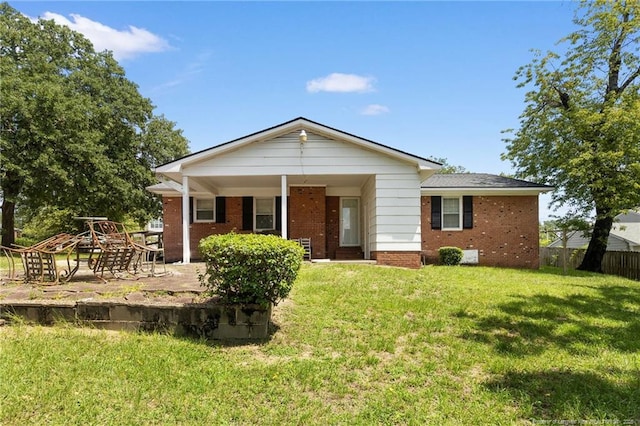 1319 Levy Dr, Fayetteville, NC 28305 - rear view of house with brick siding