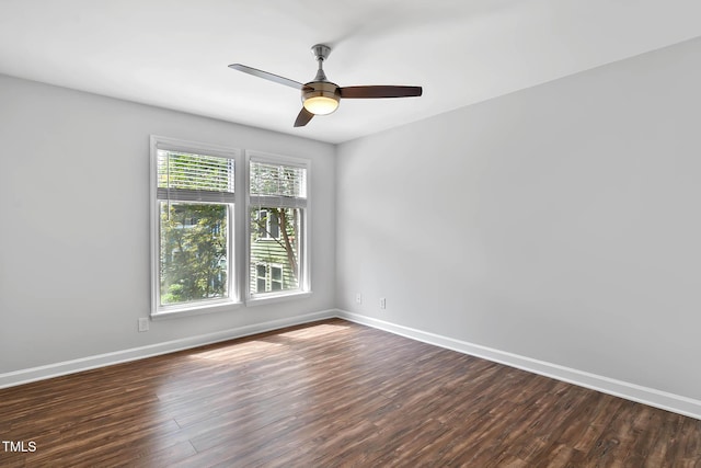 1210 Westview Ln Unit 203, Raleigh, NC 27605 - empty room featuring wood finished floors and a ceiling fan