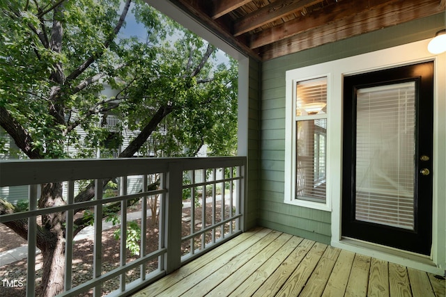 1210 Westview Ln Unit 203, Raleigh, NC 27605 - view of wooden deck