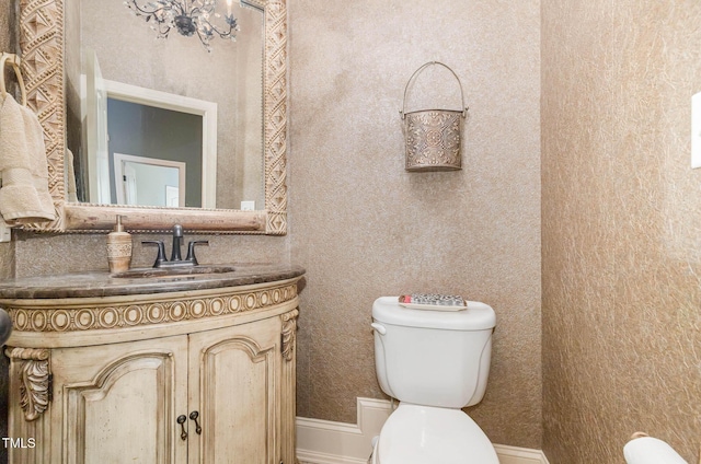 3712 Highland Creek Dr, Apex, NC 27539 - bathroom with toilet and vanity