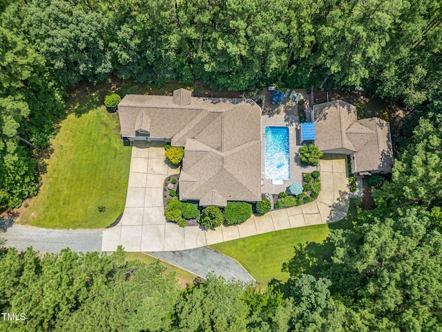 3712 Highland Creek Dr, Apex, NC 27539 - view of subject property with a pool area
