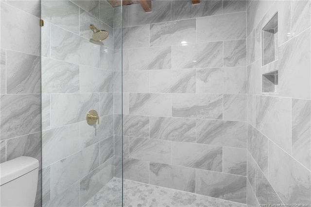 1814 Sunnyside Cir, Fayetteville, NC 28305 - bathroom with walk in shower and toilet