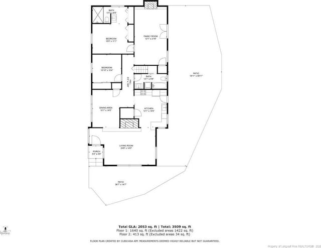 1814 Sunnyside Cir, Fayetteville, NC 28305 - view of floor plan / room layout
