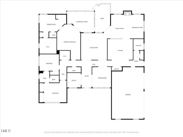 1421 Hopson Downs Ct, Holly Springs, NC 27540 - view of home floor plan