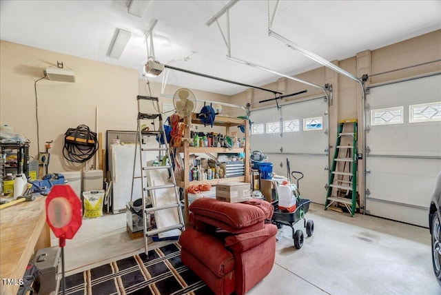 1421 Hopson Downs Ct, Holly Springs, NC 27540 - garage featuring a garage door opener