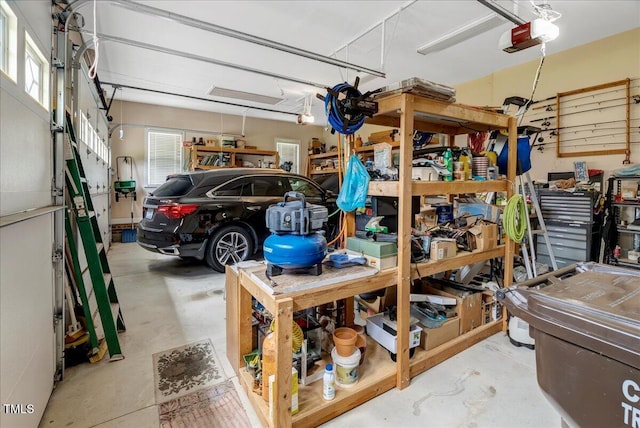 1421 Hopson Downs Ct, Holly Springs, NC 27540 - garage with a garage door opener