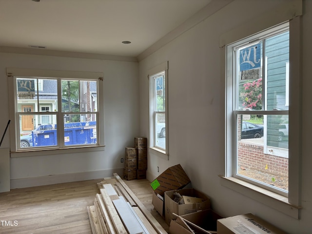 2658 Lawndale Ave, Durham, NC 27705 - unfurnished room featuring wood finished floors and baseboards