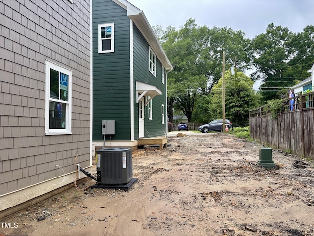 2658 Lawndale Ave, Durham, NC 27705 - view of side of property with a central air condition unit