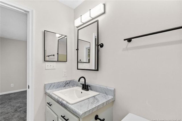 806 Eagle Landing Dr, Hope Mills, NC 28348 - bathroom featuring vanity and toilet