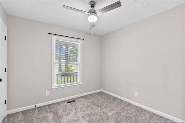 806 Eagle Landing Dr, Hope Mills, NC 28348 - carpeted empty room with baseboards and ceiling fan