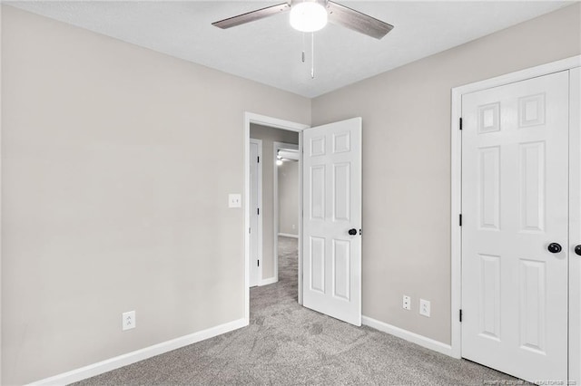 806 Eagle Landing Dr, Hope Mills, NC 28348 - unfurnished bedroom featuring carpet and a ceiling fan