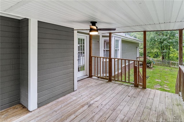 806 Eagle Landing Dr, Hope Mills, NC 28348 - view of wooden terrace