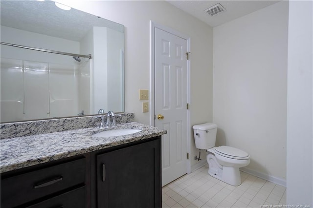 3401 Lainey Ln Unit D, Fayetteville, NC 28314 - bathroom featuring vanity, tile patterned flooring, and a shower