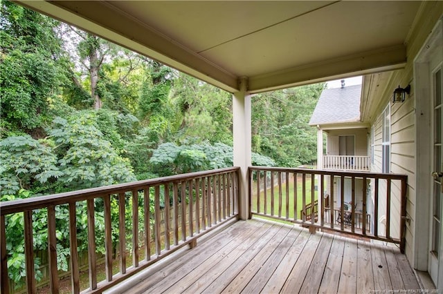 3401 Lainey Ln Unit D, Fayetteville, NC 28314 - view of deck