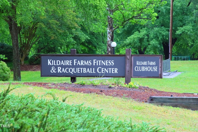 104 Silver Fox Ct, Cary, NC 27511 - community sign with a lawn
