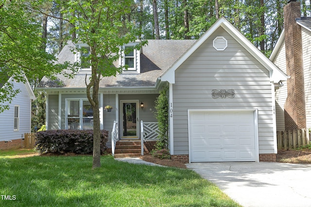 104 Silver Fox Ct, Cary, NC 27511 - view of front facade with driveway and a shingled roof